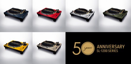 Technics releases a limited edition of the SL-1200 to celebrate its 50th anniversary.