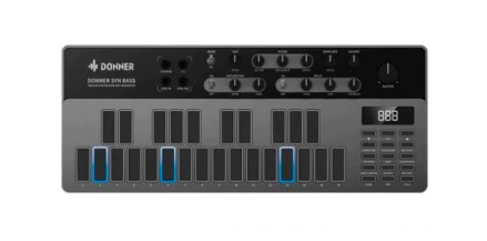 Donner presents its first analogue synth, ‘Donner B1 Analog Bass Synthesizer & Sequencer’.